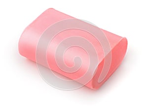 Unused pink soap bar