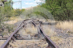 Unused railroad switch