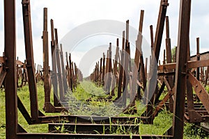 Unused railway carriage