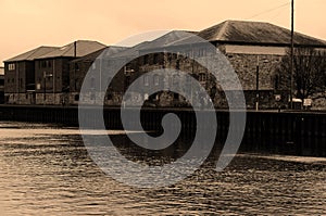 Unused Warehouse from 19th Century at Exeter Quayside