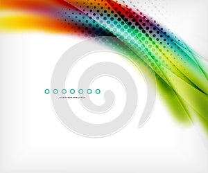 Unusual abstract background - blurred wave