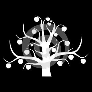 The unusual apple-tree