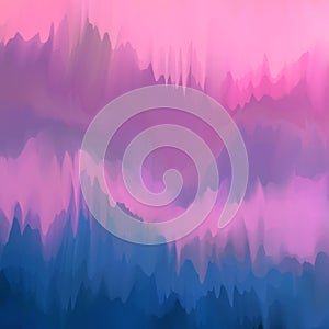 Unusual blurred background in mauve and purple-blue colors, imitation of paint drips, vector photo