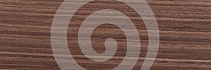 Unusual brown nut veneer background for your style. Natural wood texture, pattern of a long veneer sheet, plank