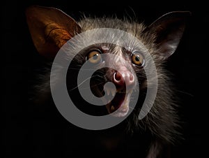 The Unusual Charm of the Aye-Aye in Nocturnal Forest