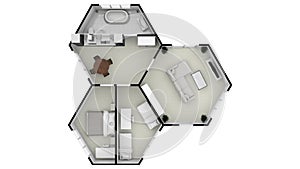 Unusual floorplan. Wonderful floorplans. Unique house plans. Unusual shape apartment floor plan.