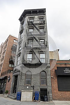 Unusual, Grey New York Building