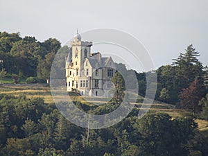 Unusual house on the hill in Dunoon