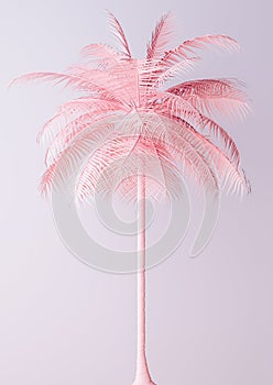 Unusual Pastel Pink Palm backgroud