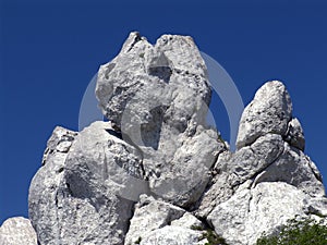 Unusual rock formation