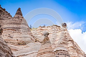 Unusual rock formations in Kasha Katuwe Park, USA