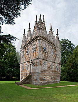Unusual Triangular Lodge House