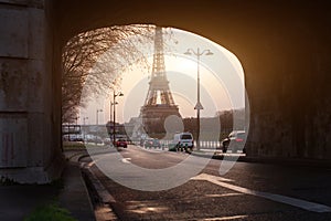 Unusual view of Paris