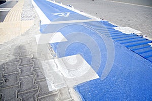 Unusual walking path