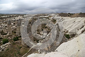 Unusually shaped volcanic rocks