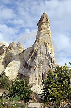 Unusually shaped volcanic rocks