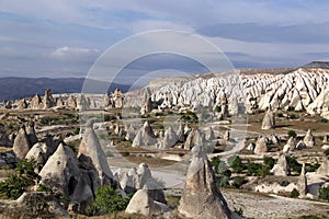 Unusually shaped volcanic rocks