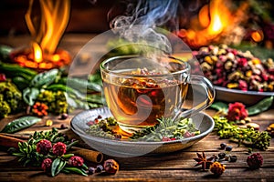 Unveiling the Ancient Wisdom A Macro Exploration of Chinese Herbal Tea and Dried Herbs Highlighting Traditional