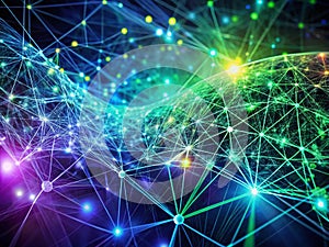 Unveiling the Flow of Network Data An Abstract Visualization of AI and Scientific Processes