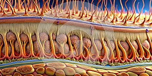 Unveiling the Intricate Structure of Plant Tissues A Microscopic CrossSection Reveals Cellular Layers and Organization
