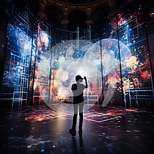 Unveiling the Unseen: An Interactive Projection Mapping Experience