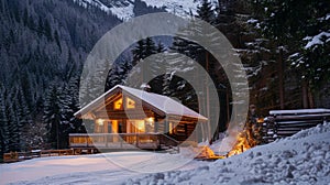 Unwind and relax in a cozy alpine cabin where the only sounds youll hear are the gentle rustling of trees and your own