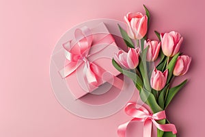 Unwrap the Joy: Modern Gifts of Pink and Tulips with a Touch of