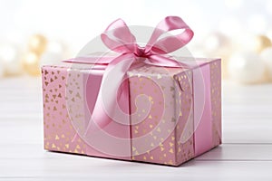 an unwrapped birthday gift box