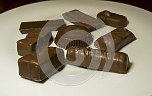 Unwrapped Candy Bars photo