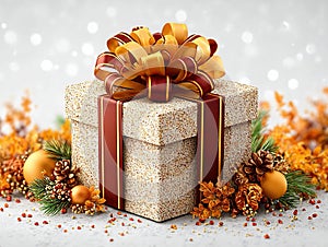 unwrapped Christmas present box