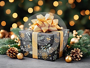 an unwrapped Christmas present