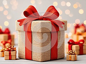 an unwrapped Christmas present