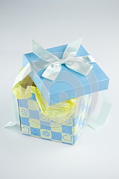 Unwrapped gift box present