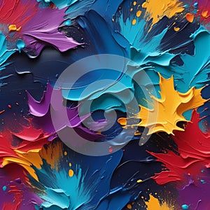 up of abstract colors and textures to create a unique and artistic look