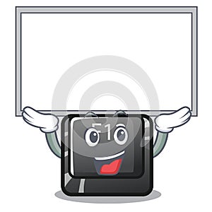 Up board button f12 on a keyboard mascot photo