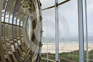 Up close view of Lighthouse Light