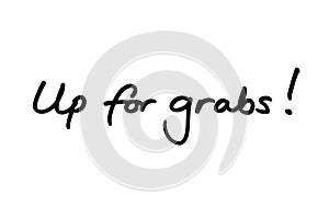 Up for grabs