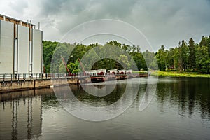 Up side of a hydro electric power plant