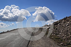 Up to the top of Mount Evans