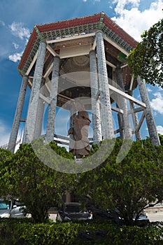 Up view of the Kuan Yin statue at Kek Lok Si