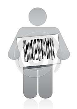 Upc barcode and icon photo