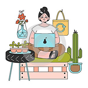 Upcycling. Process and technique of reuse and utilizing waste. Zero waste