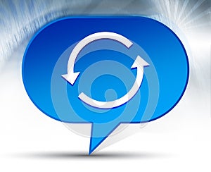 Update arrow icon blue bubble background