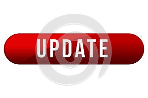 Update Button. Red Update Badge
