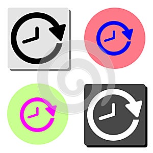 update. flat vector icon