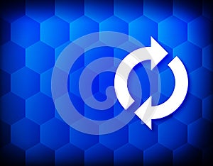 Update icon hexagon creative abstract blue background seamless hexagonal illustration design