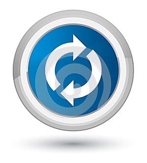 Update icon prime blue round button