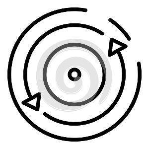 Update process icon, outline style