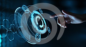 Update Software Computer Program Upgrade Business technology Internet Concept