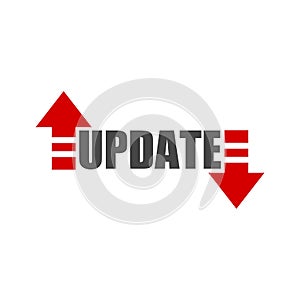 Update Software icon, Concept meaning replacing program with a newer version of same product